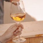 Galerie photos verre rosé